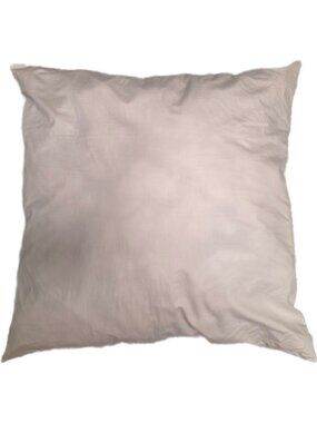 Pottery Barn Teen Euro Pillow Insert 26x26" White Square Cotton Polyester Fill